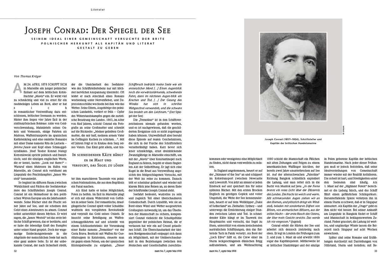 Joseph Conrad: Der Spiegel der See