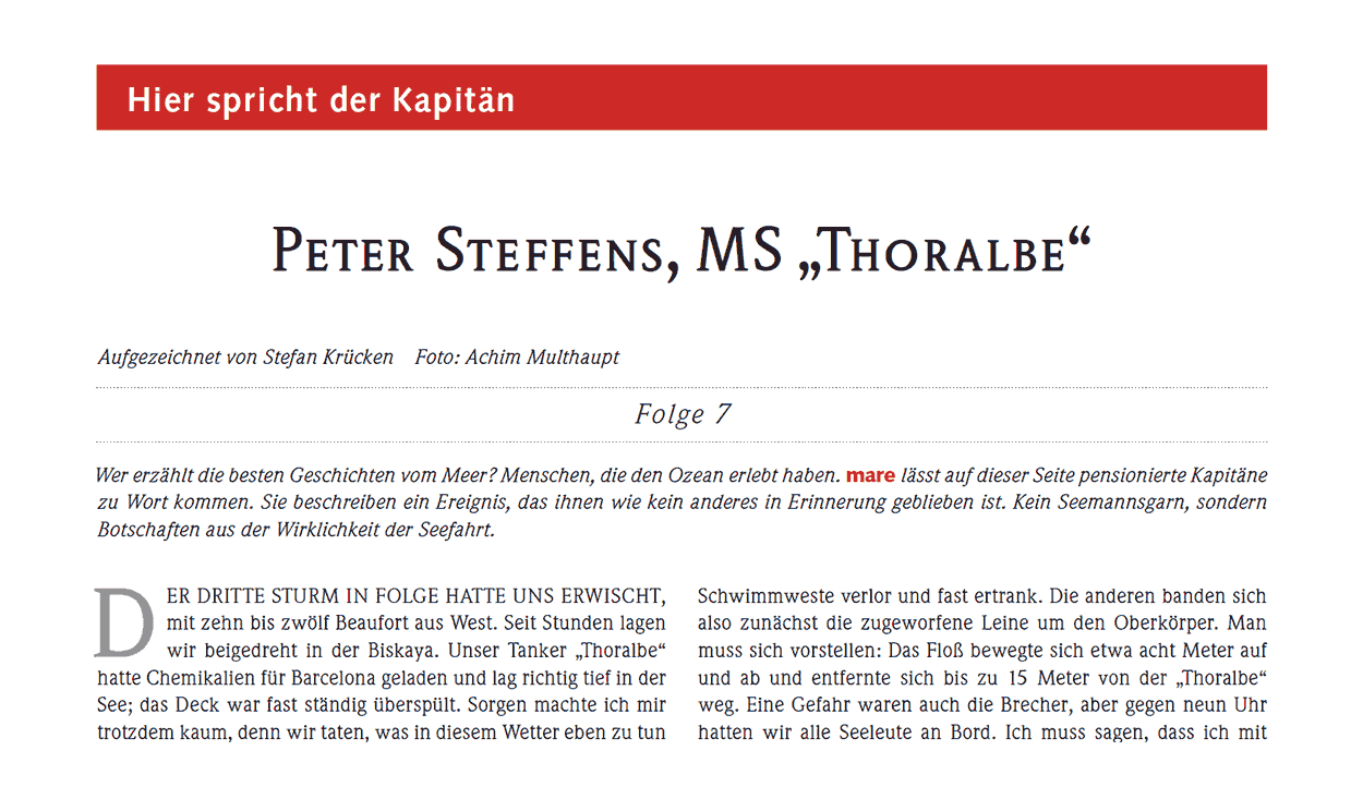 Peter Steffens, MS „Thoralbe“