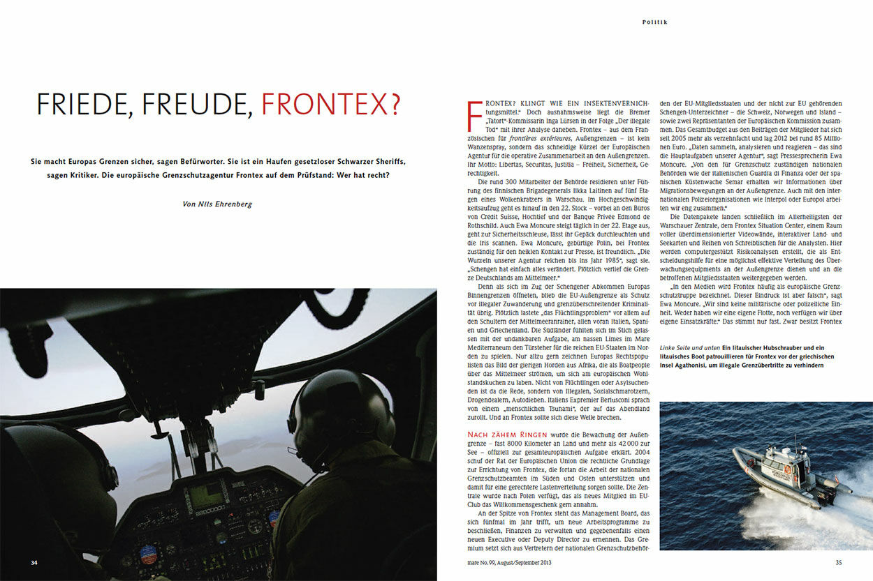 Friede, Freude, Frontex?
