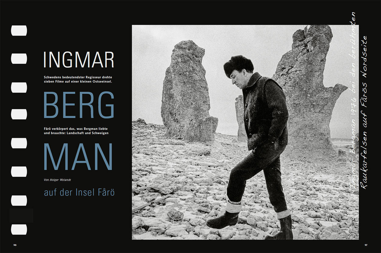 Ingmar Bergman auf der Insel Fårö