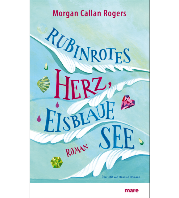 Rubinrotes Herz, eisblaue See