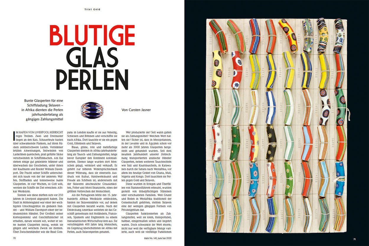 Blutige Glasperlen