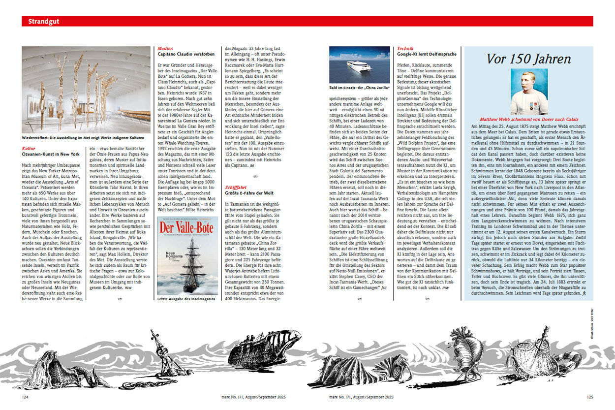 Neuigkeiten aus der Welt der Meere