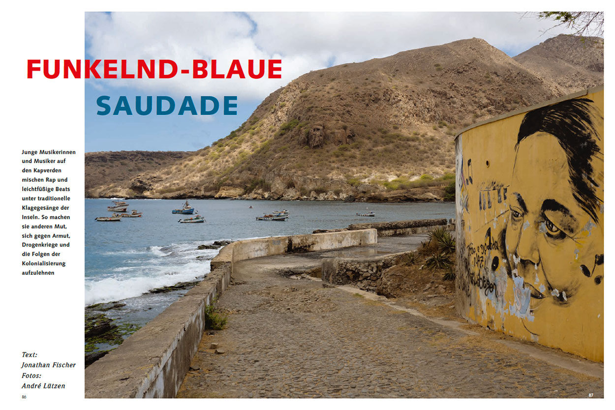 Funkelnd-blaue Saudade