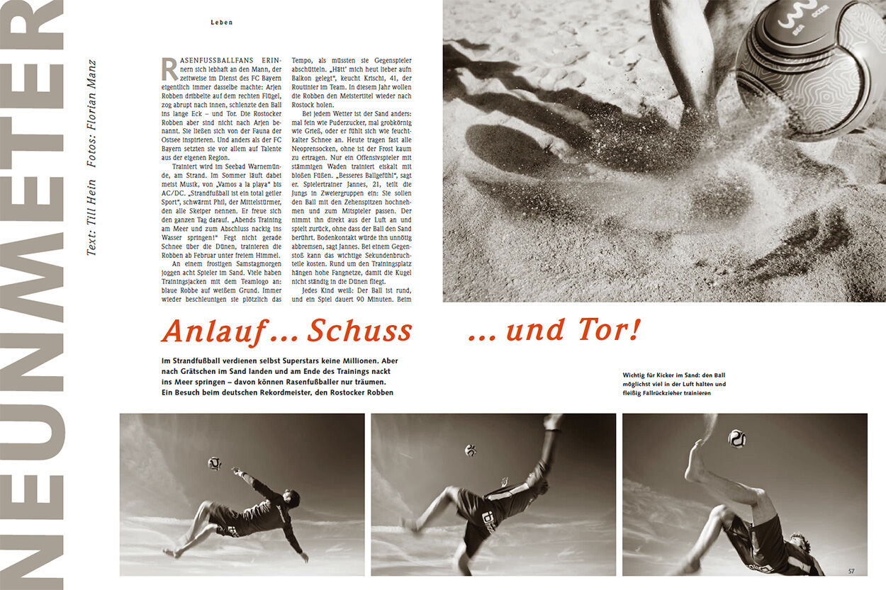 Neunmeter – Anlauf … Schuss … und Tor!