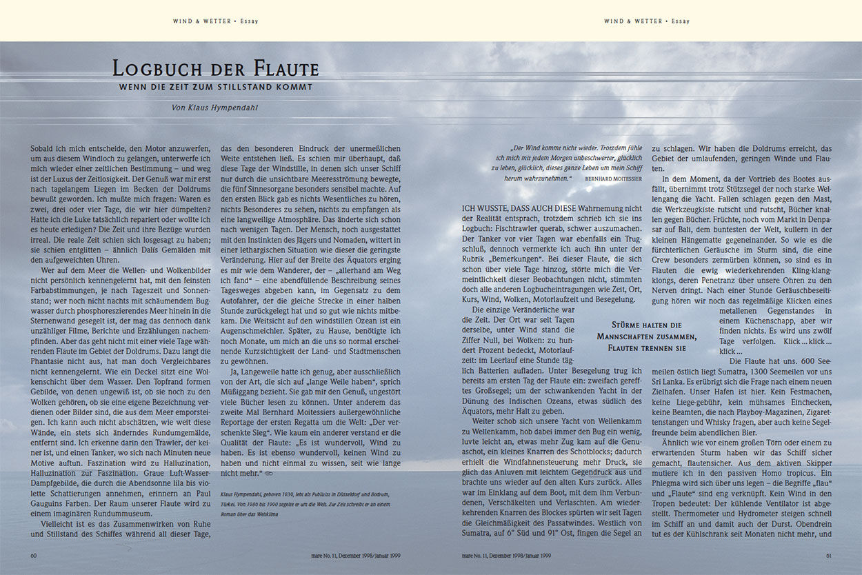 Logbuch der Flaute
