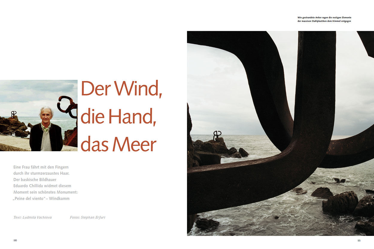 Der Wind, die Hand, das Meer