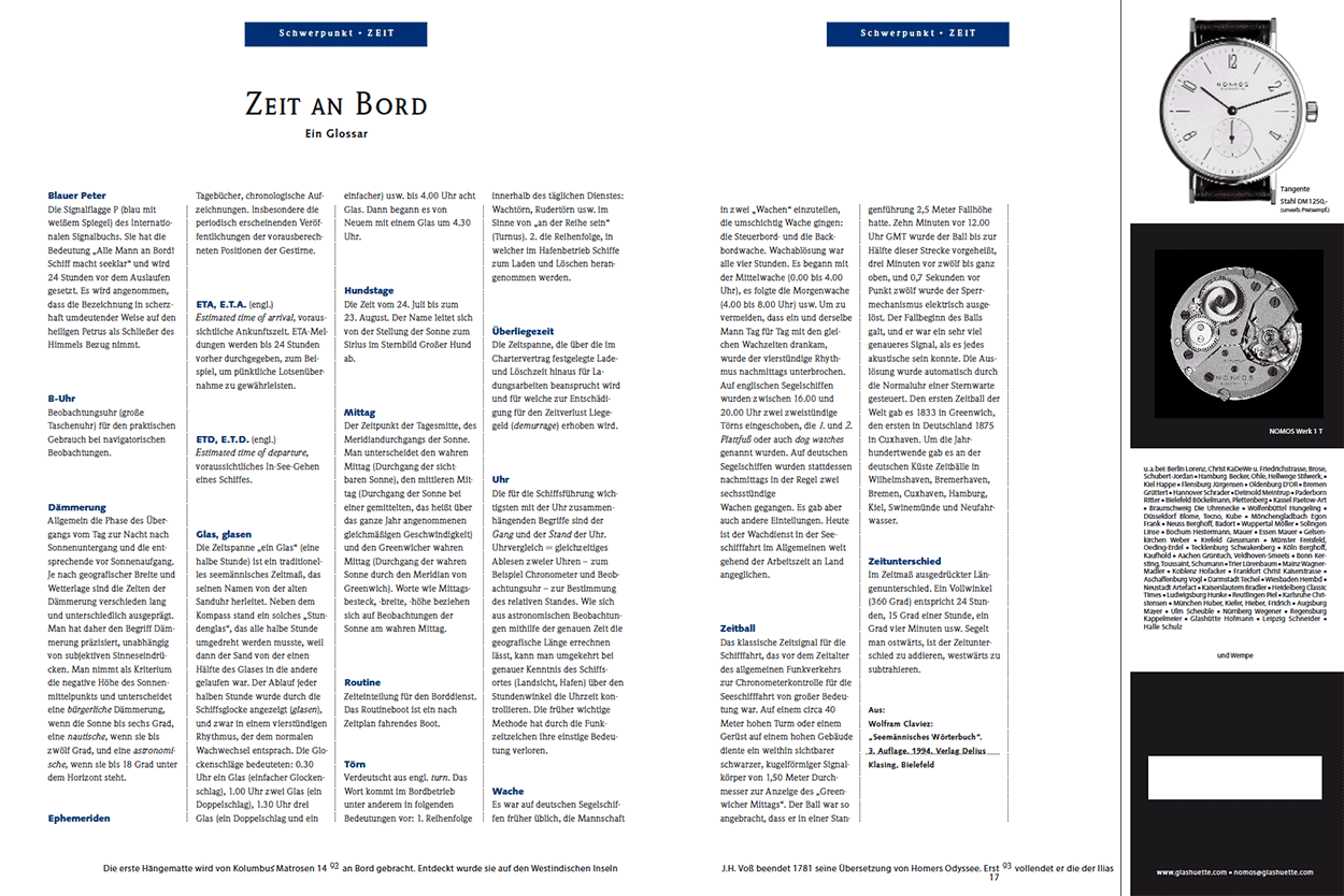 Zeit an Bord
