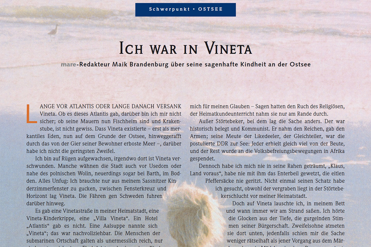 Ich war in Vineta
