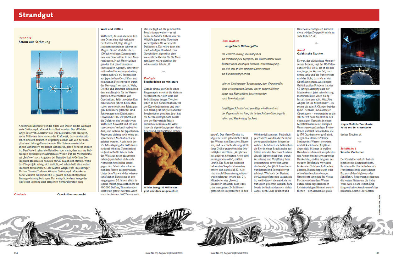 Neuigkeiten aus der Welt der Meere
