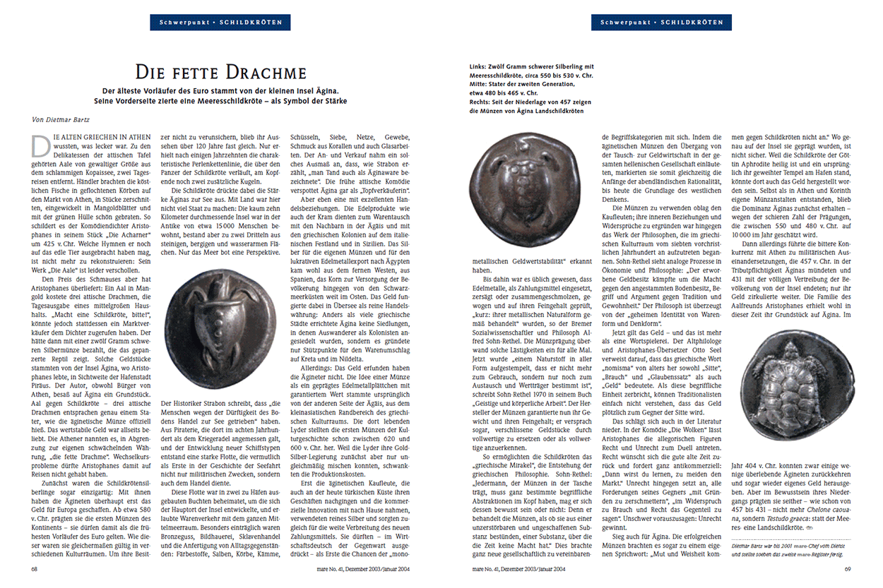 Die fette Drachme