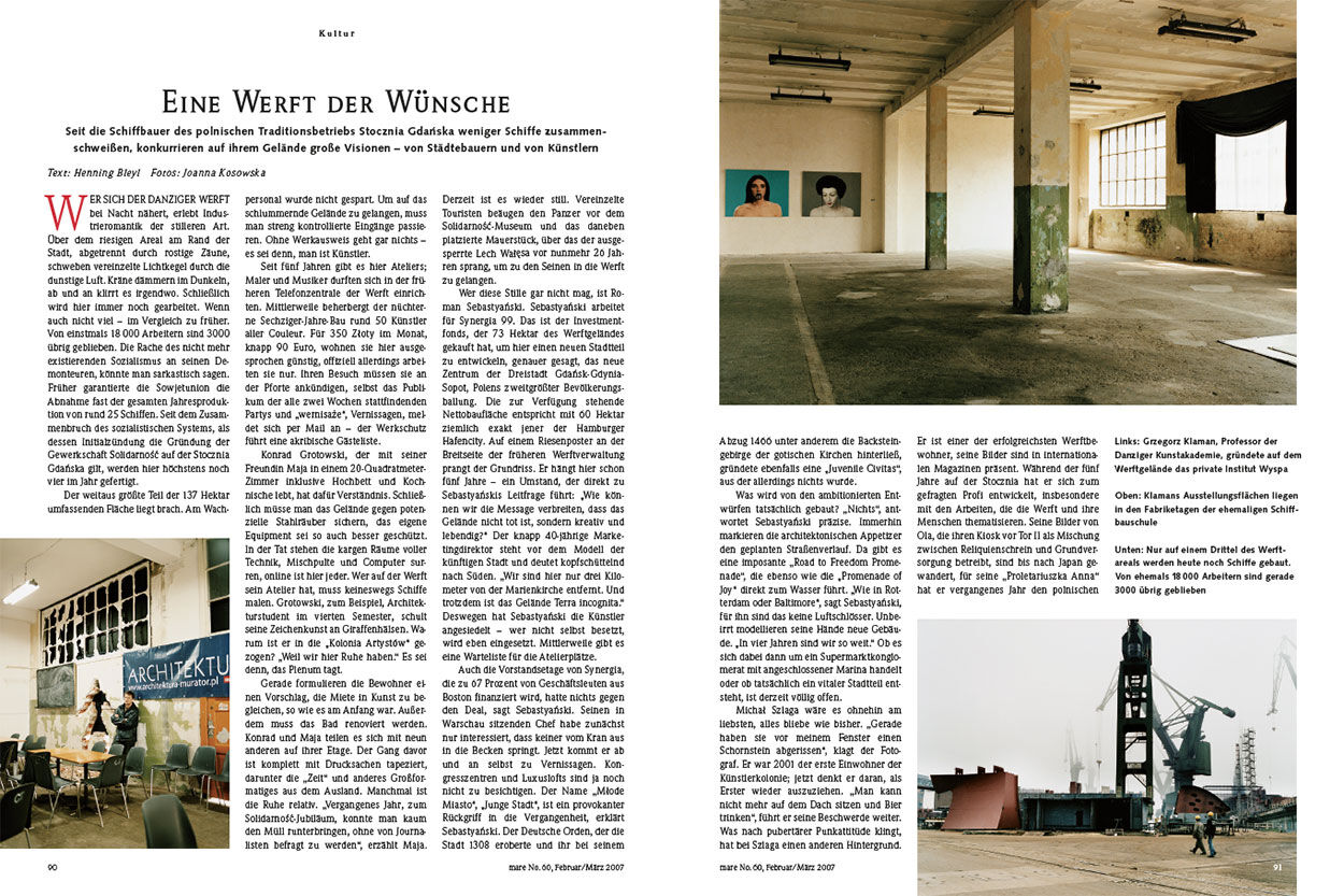 Eine Werft der Wünsche 