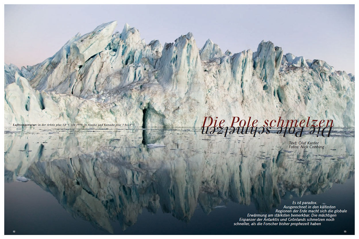 Die Pole schmelzen