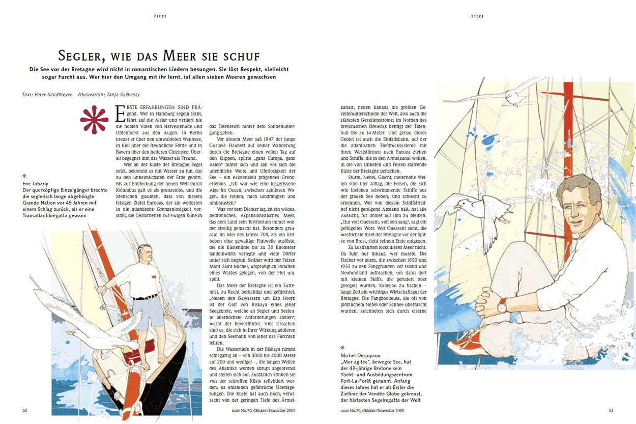 Segler, wie das Meer sie schuf