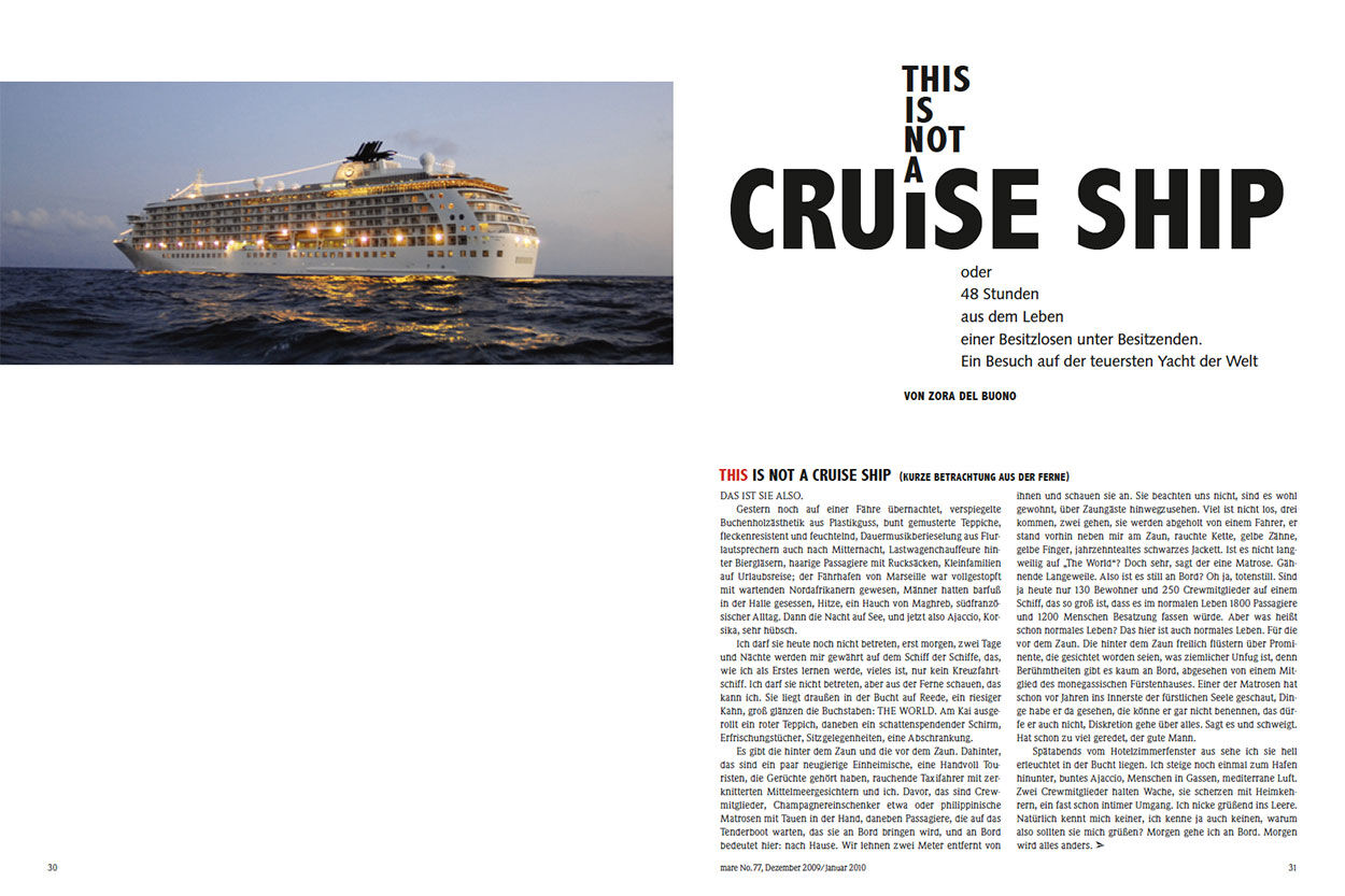 This is not a Cruise Ship