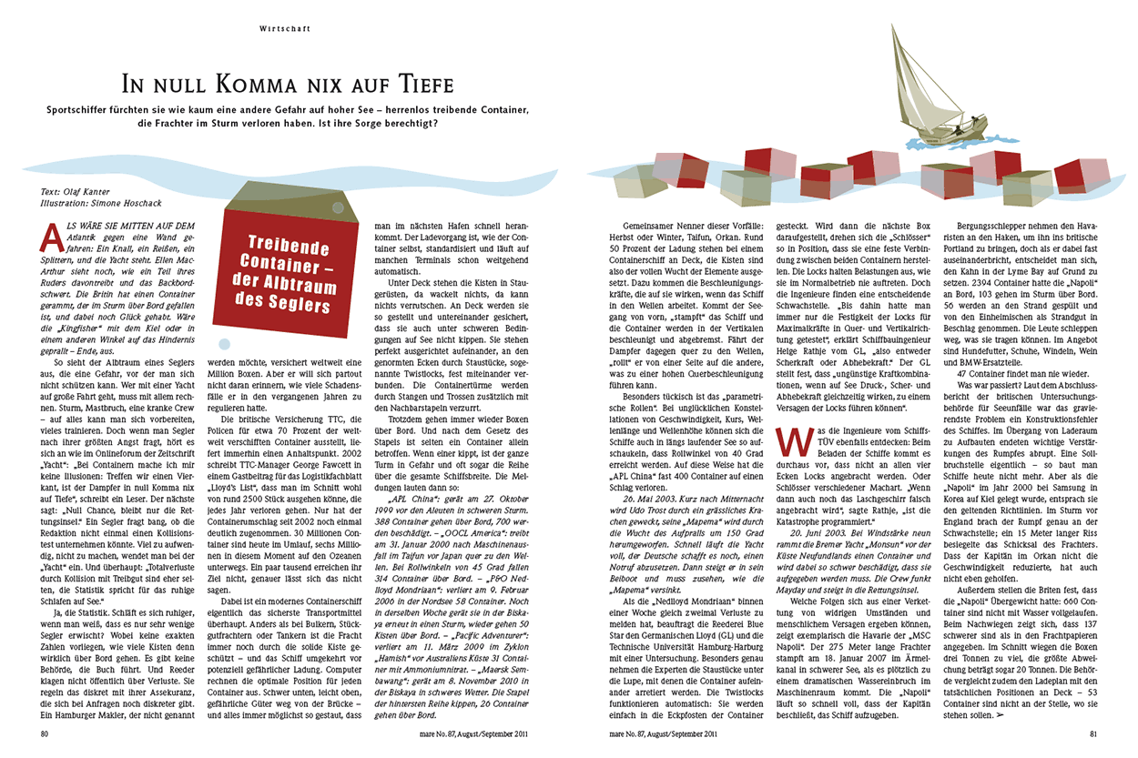 In Null Komma nix auf Tiefe