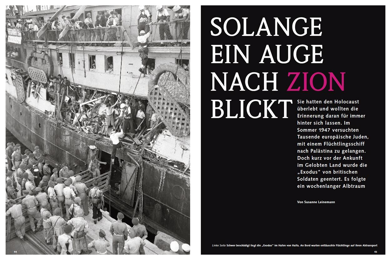 Solange ein Auge nach Zion blickt