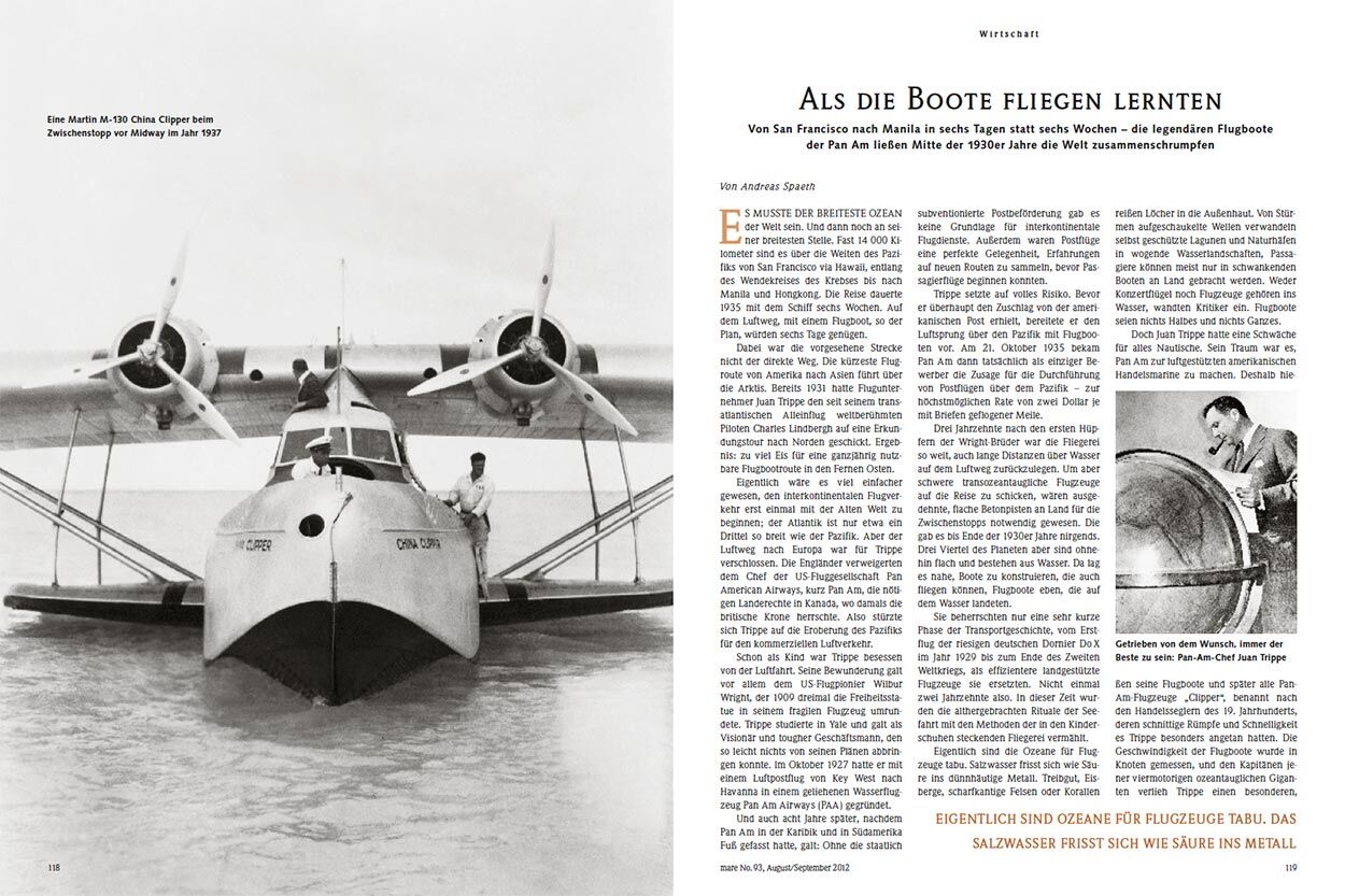Als die Boote fliegen lernten