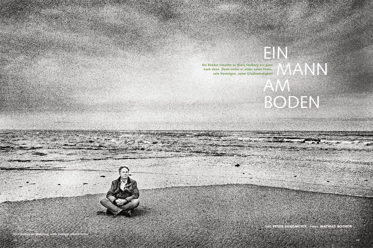 Ein Mann am Boden
