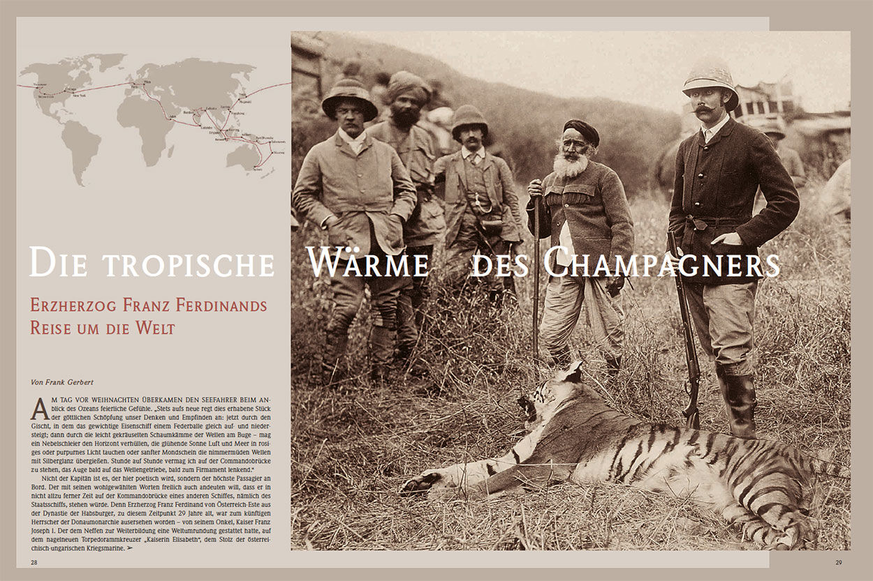 Die tropische Wärme des Champagners