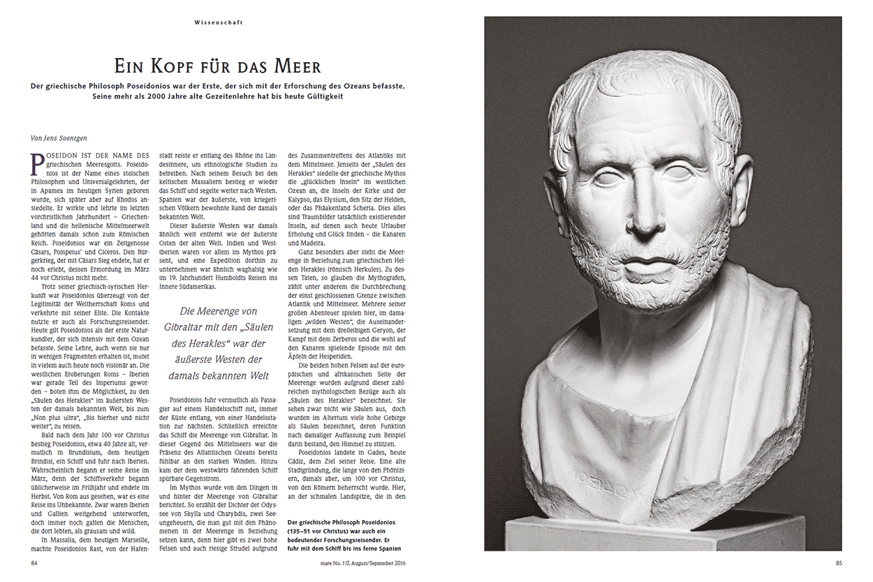 Ein Kopf für das Meer