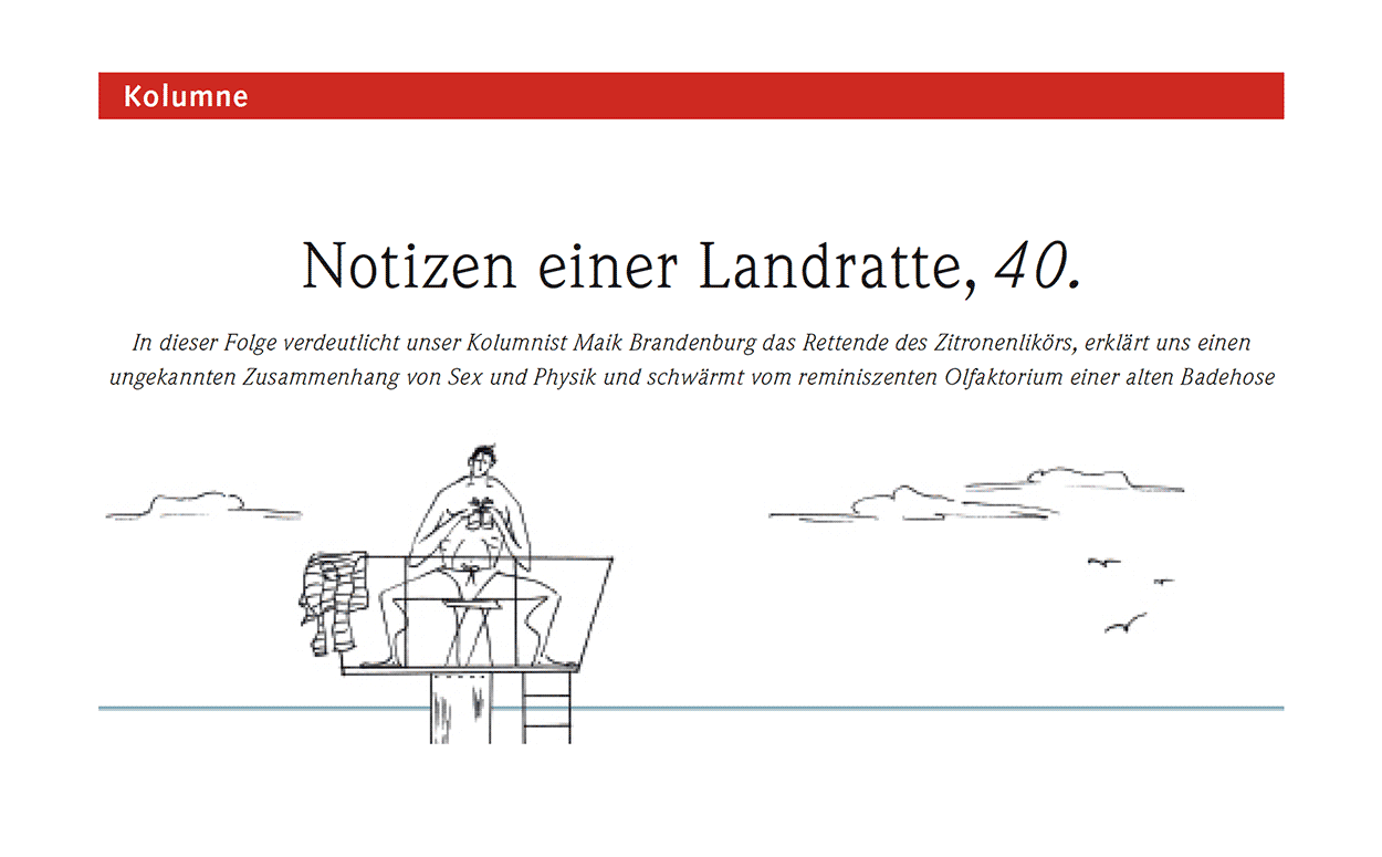 Notizen einer Landratte, 40.