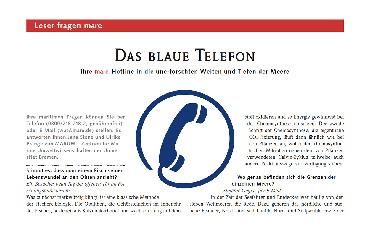 Leser fragen mare