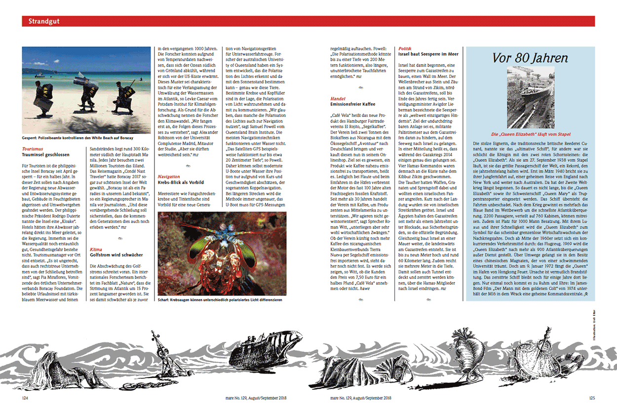 Neuigkeiten aus der Welt der Meere