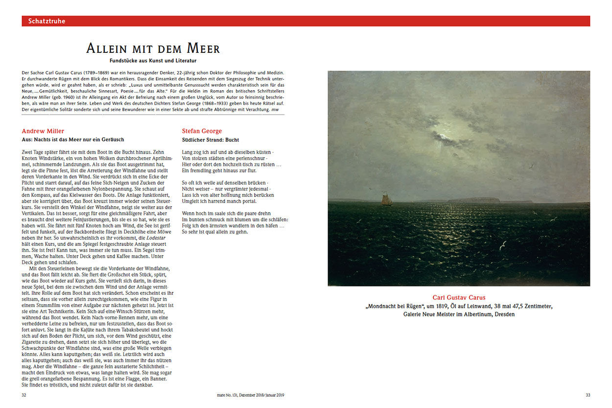 Allein mit dem Meer