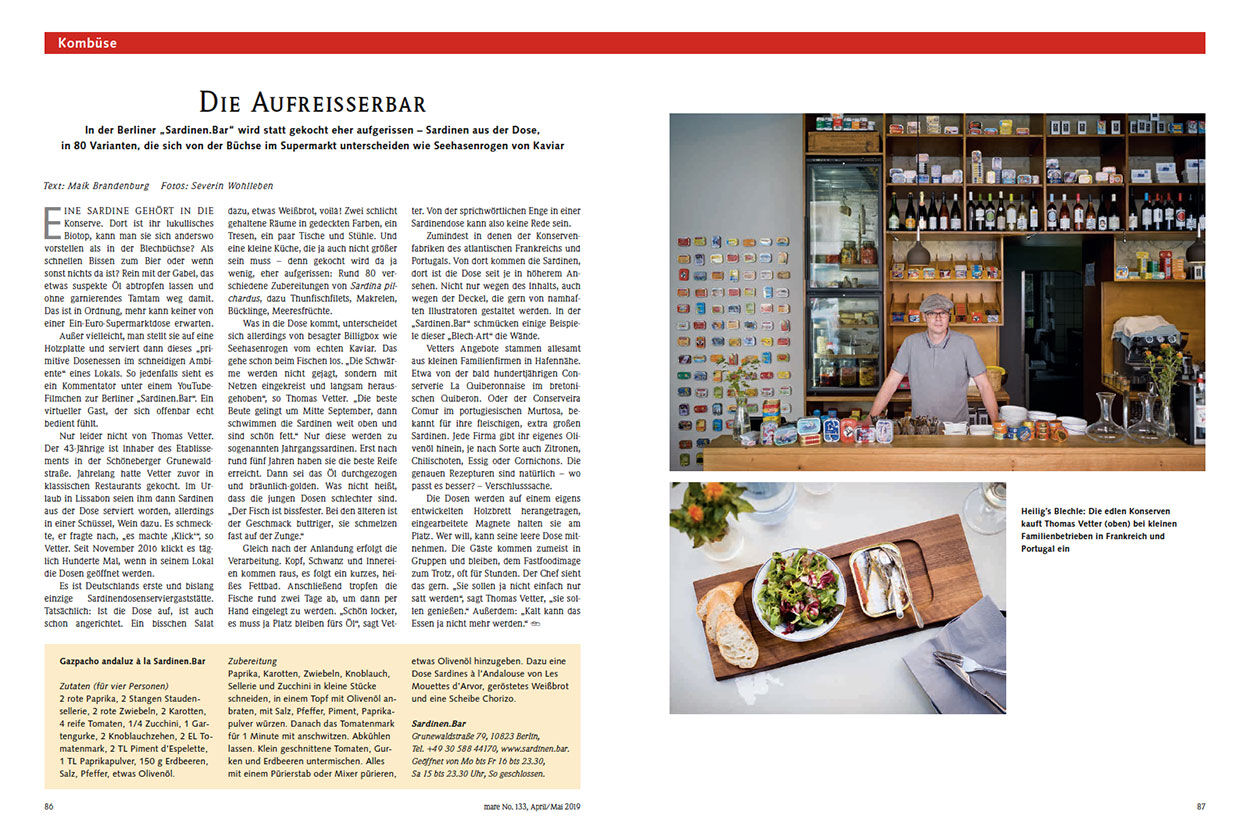Die Aufreisserbar