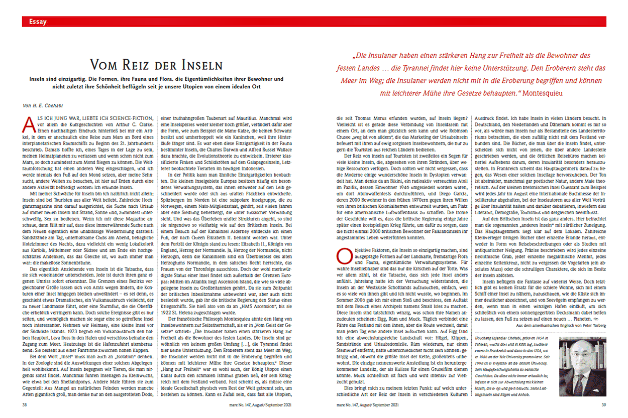 Vom Reiz der Inseln