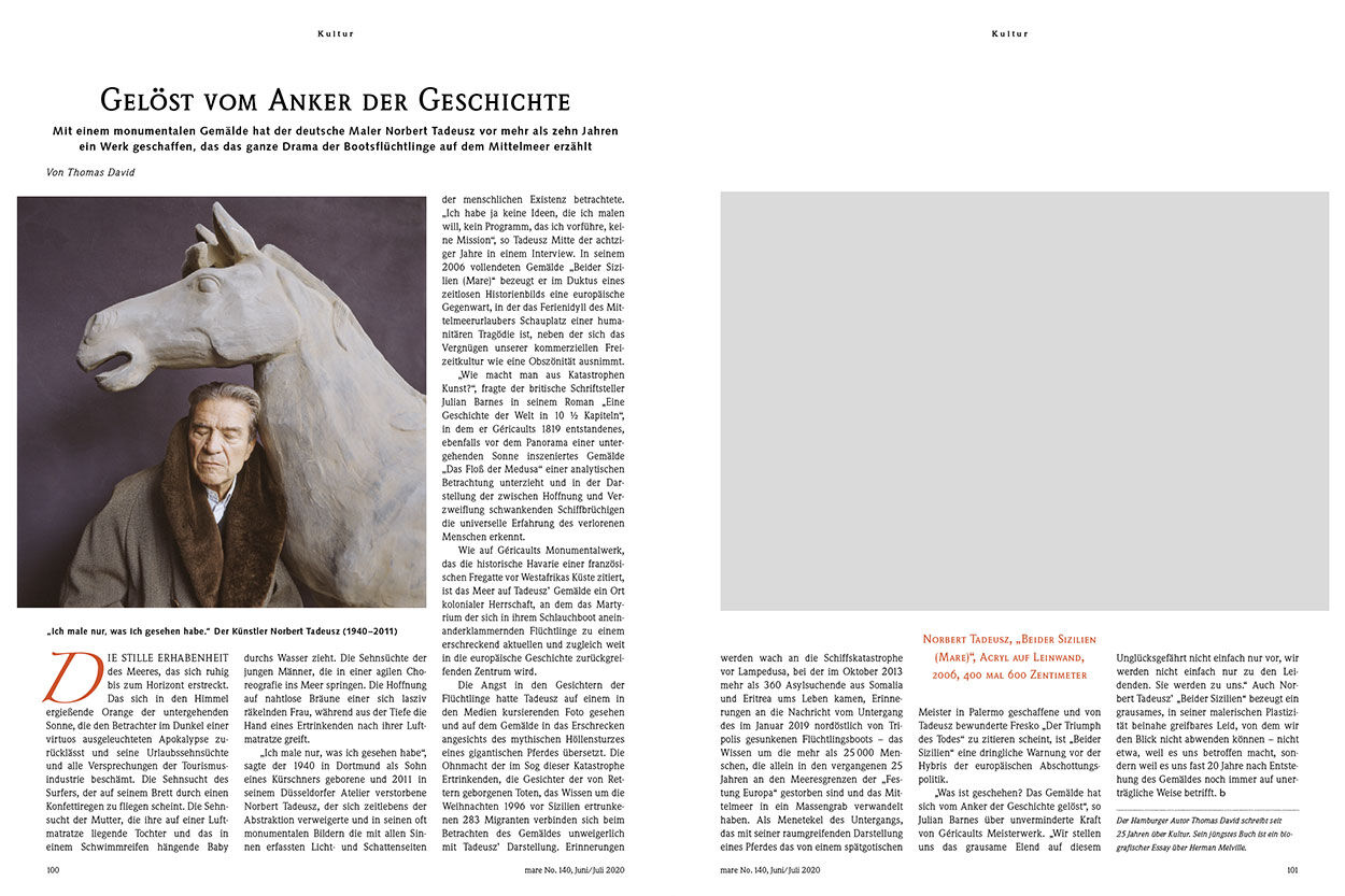 Gelöst vom Anker der Geschichte