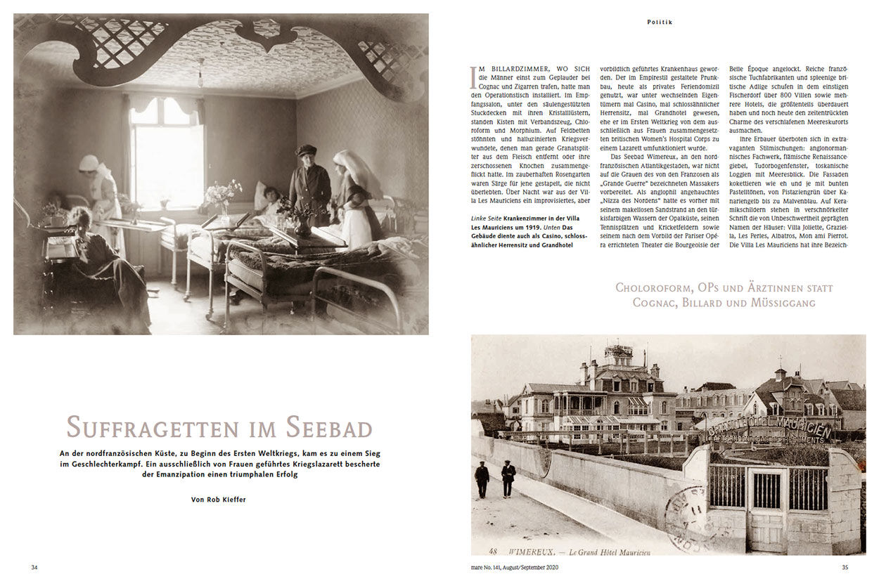 Suffragetten im Seebad