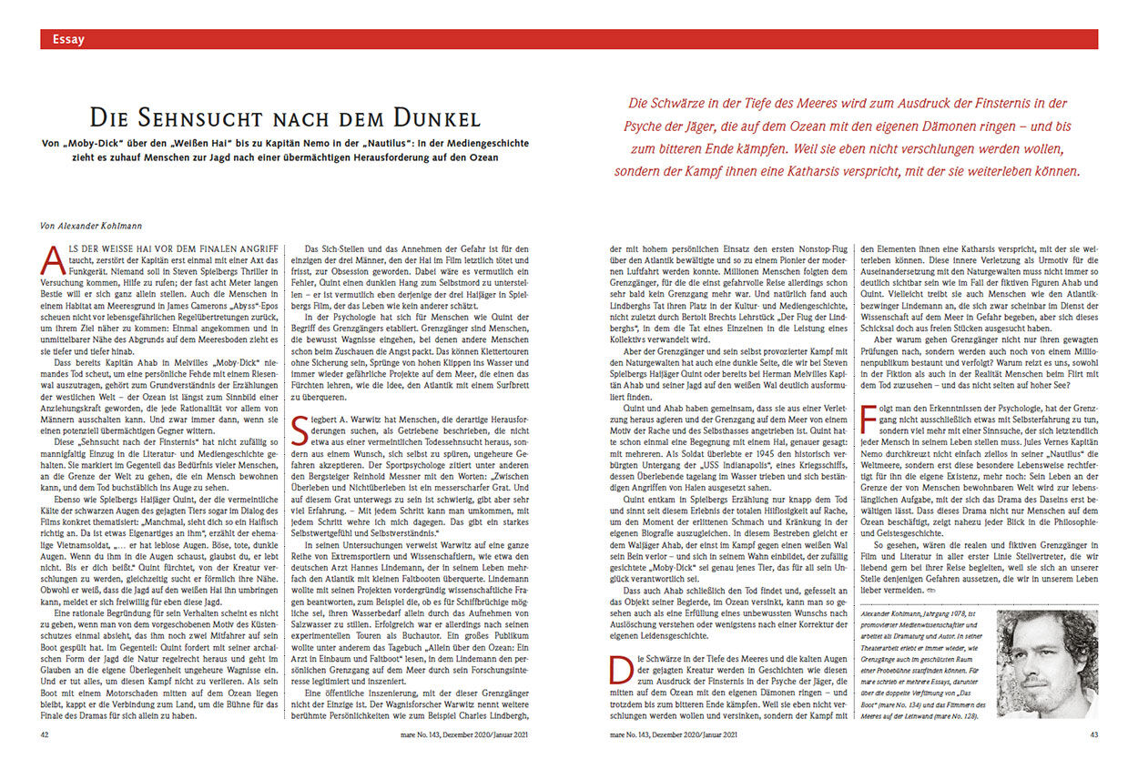 Die Sehnsucht nach dem Dunkel