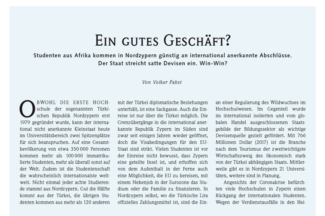 Ein gutes Geschäft?