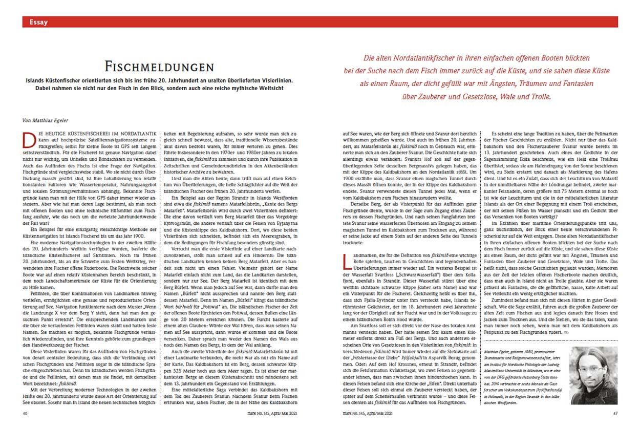 Fischmeldungen