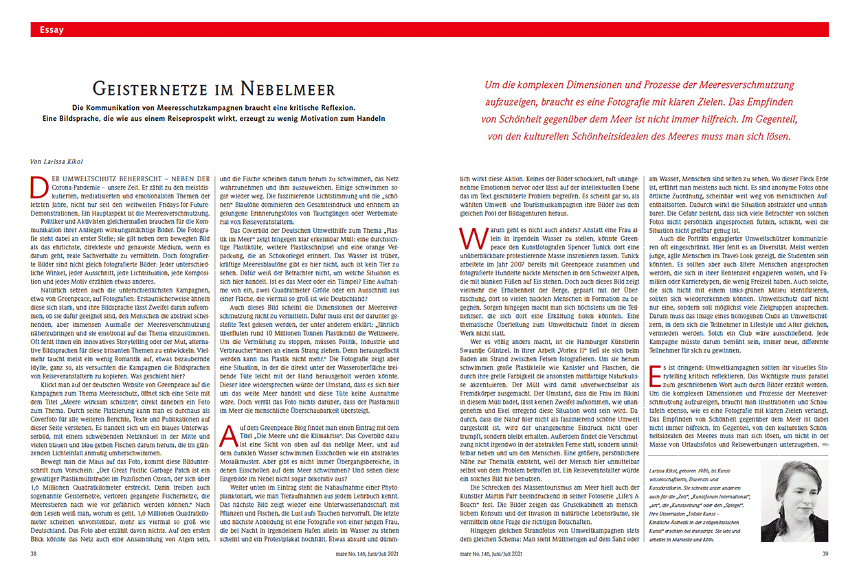 Geisternetze im Nebelmeer