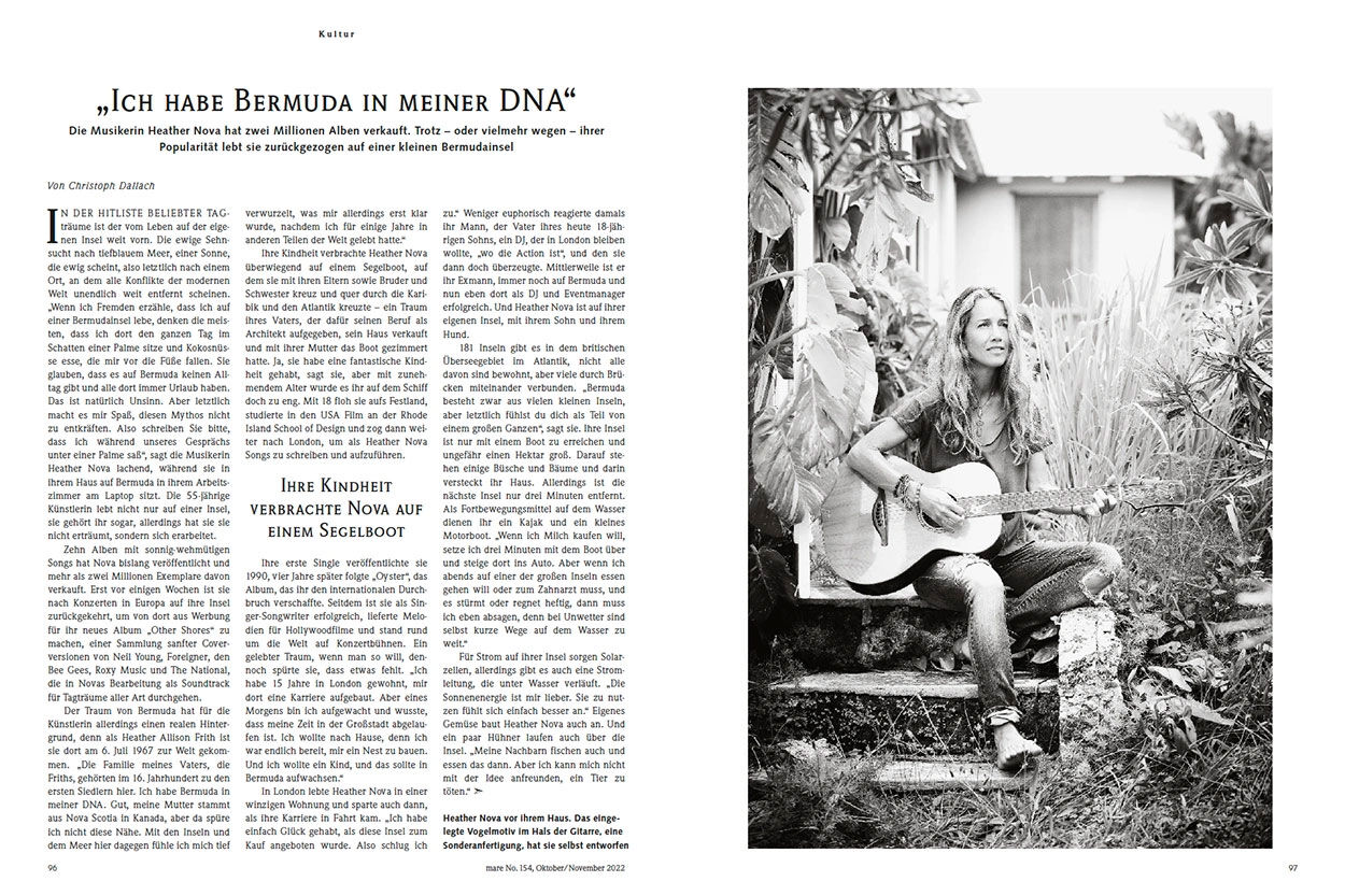 „Ich habe Bermuda in meiner DNA“