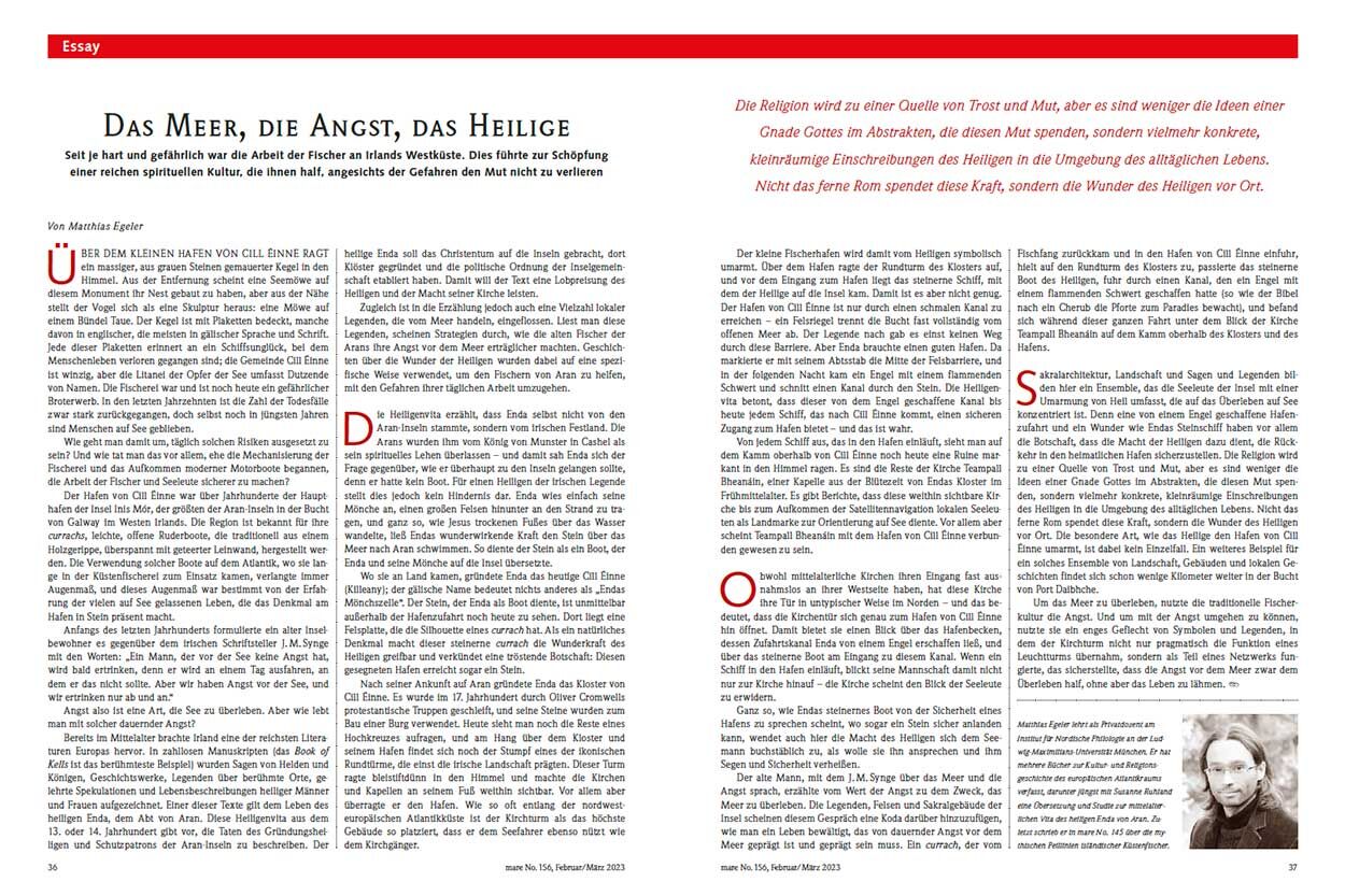 Das Meer, die Angst, das Heilige