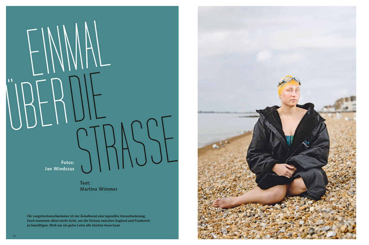 Einmal über die Strasse