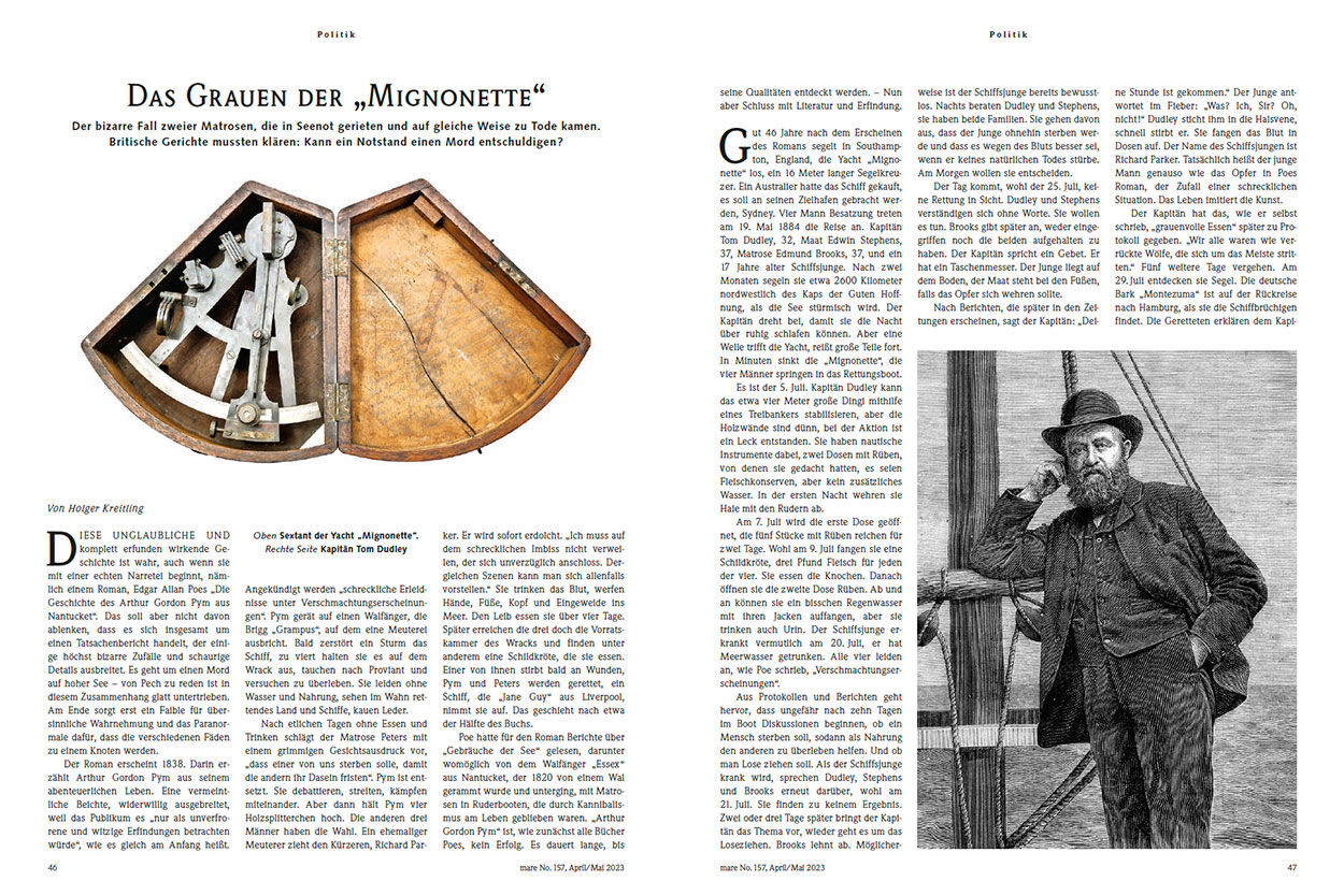 Das Grauen der „Mignonette“