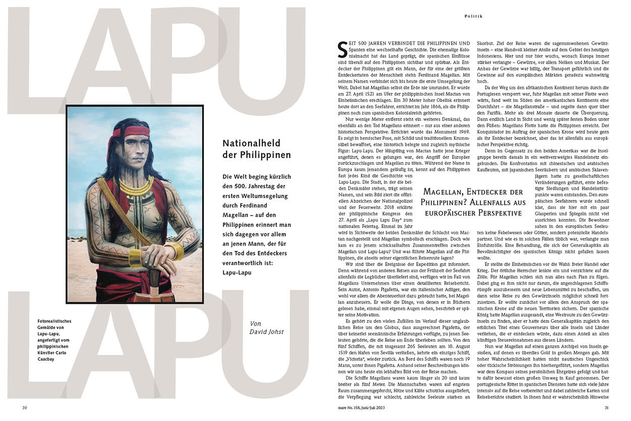 Lapu-Lapu, Nationalheld der Philippinen