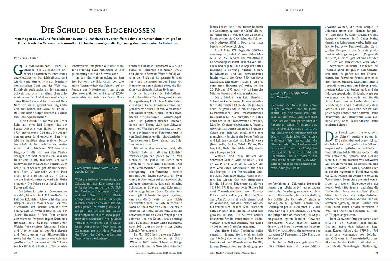 Die Schuld der Eidgenossen