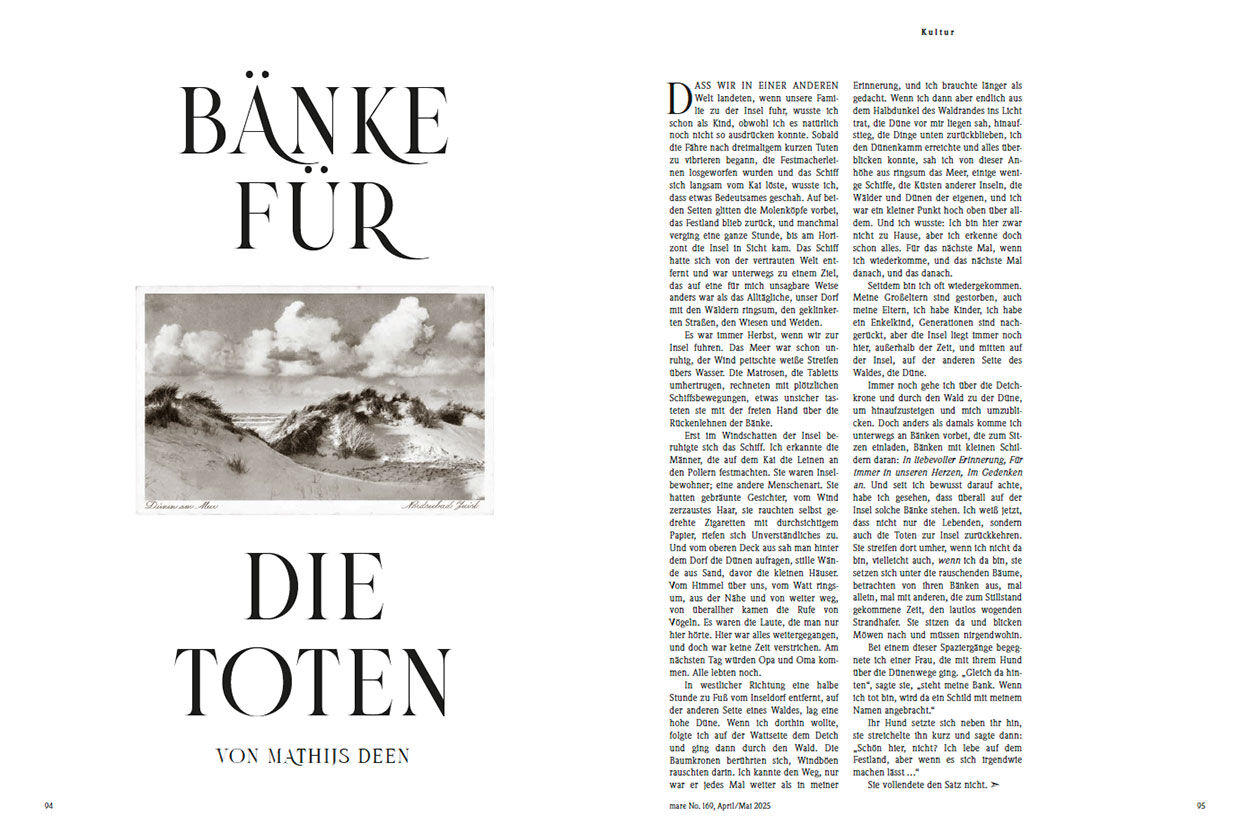 Bänke für die Toten