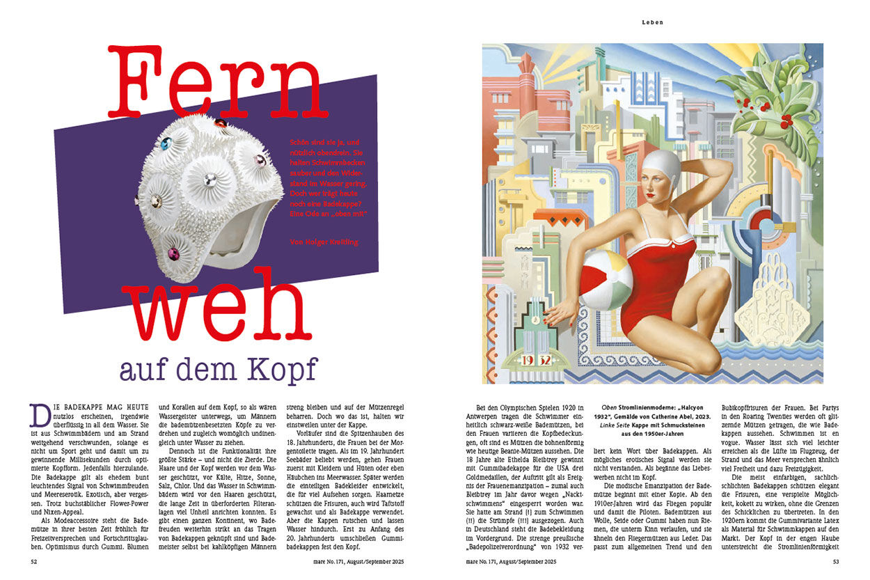 Fernweh auf dem Kopf