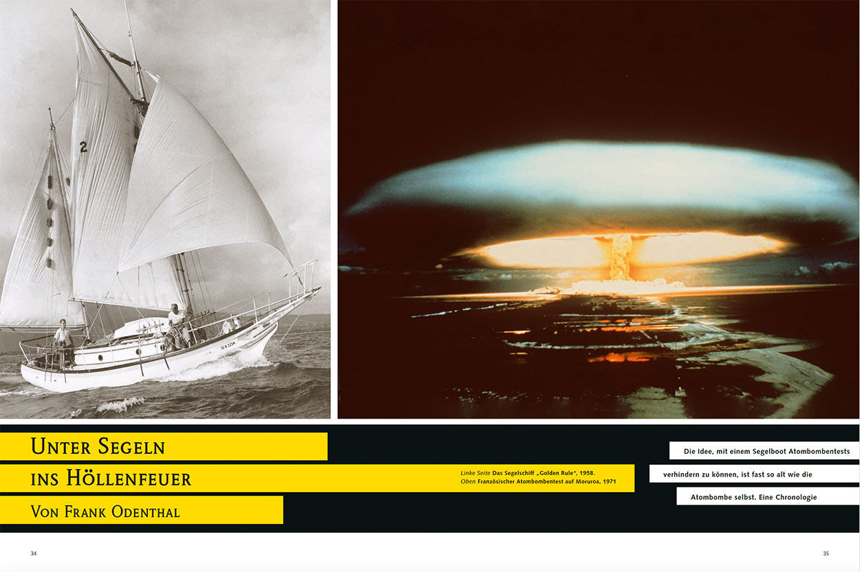 Unter Segeln ins Höllenfeuer