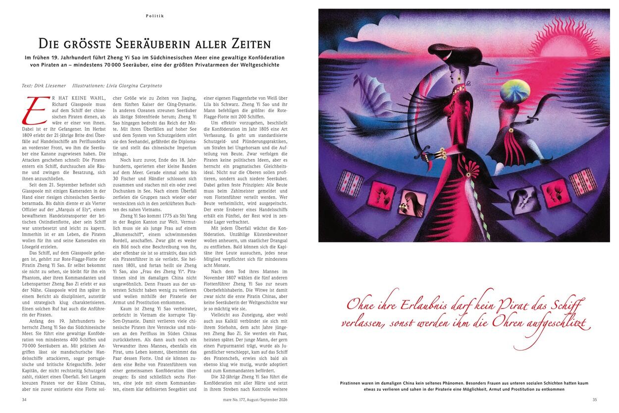 Die grösste Seeräuberin aller Zeiten