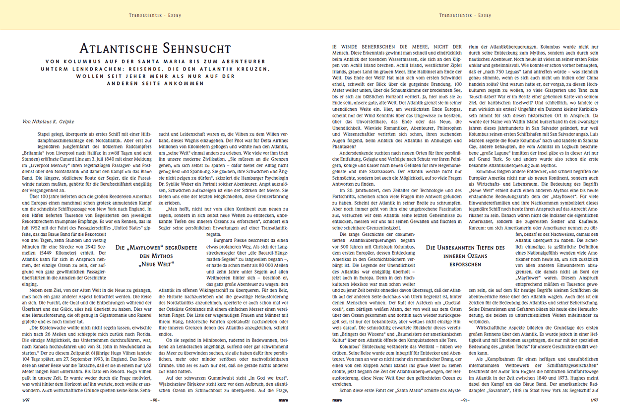 Atlantische Sehnsucht