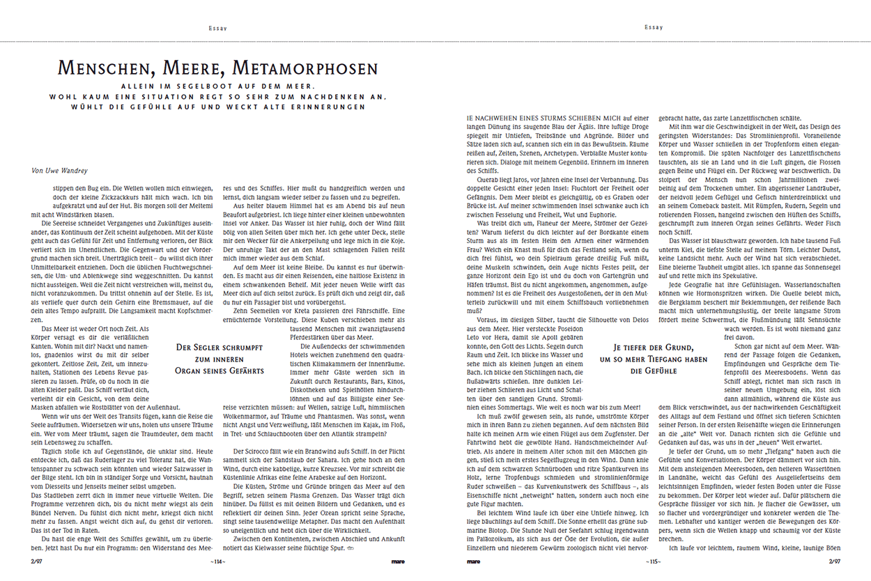 Menschen, Meere, Metamorphosen