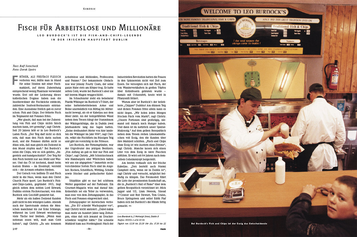 Fisch für Arbeitslose und Millionäre